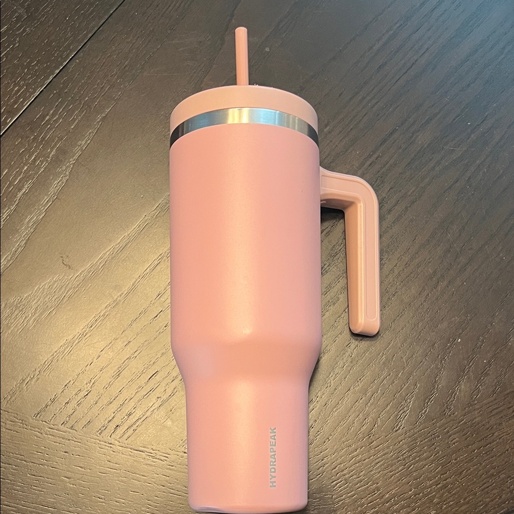 Hydrapeak Pink Tumbler with Handle